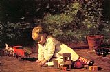 Thomas Eakins Baby at Play painting